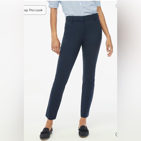 J. Crew Factory Pants - NWT J.Crew Factory Navy Blue Slim-Fit Full Length Trouser Pant Size 0